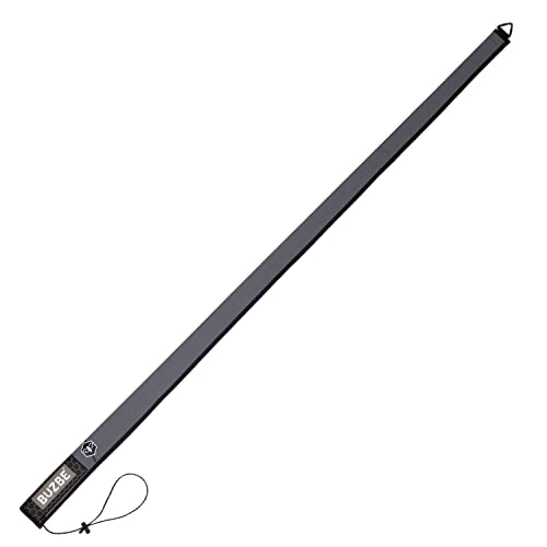 BUZBE Casting Quik-Shield Rod Cover, Fishing Rod Sleeve, Rod Sock, Neoprene Rod Cover, Casting Rod Cover - color: Light Grey
