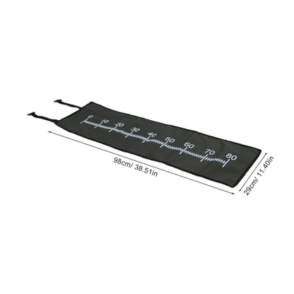 Toyvian Fishing Measuring Mat Fish Measure Board Portable Fishing Unhooking Pad Lightweight Ruler for Fish Measurement Easy to Use