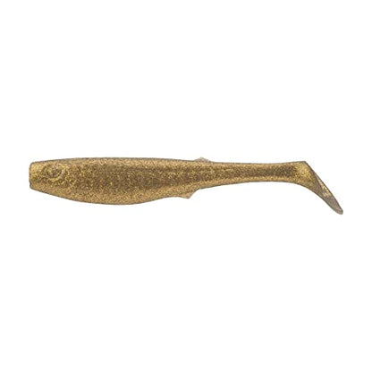 Berkley Gulp! Saltwater Paddleshad Fishing Soft Bait - color: Fool's Gold, size: 4"