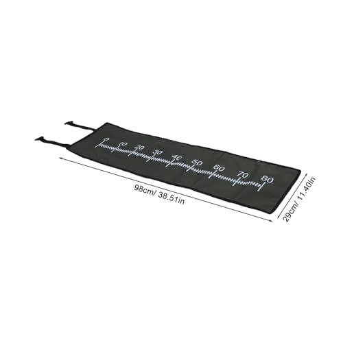 BESPORTBLE Portable Fish Measuring Board Lightweight Fish Ruler Pad with Accurate Scales Durable Fishing Accessory for Quick Measurements and Easy Cleaning