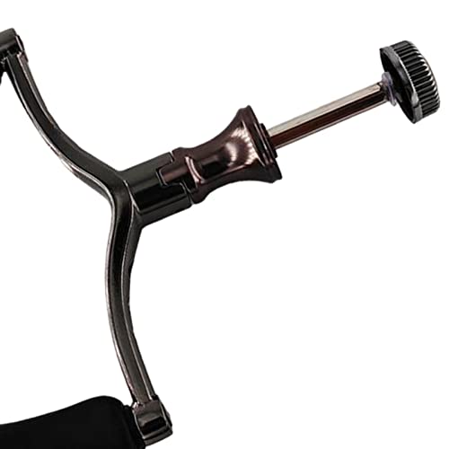 harayaa Aluminum Alloy Fishing Reel Double Handle Grip, Black Power Handle Replacement for 1000-5000 Type Reels