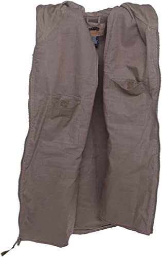 Humvee Ranger Travel Vest for Men, Women, Unisex with Hideaway Hood - Vest for Camping, Photography, Hiking, Outdoor - 100% Cotton, Khaki, XX Large