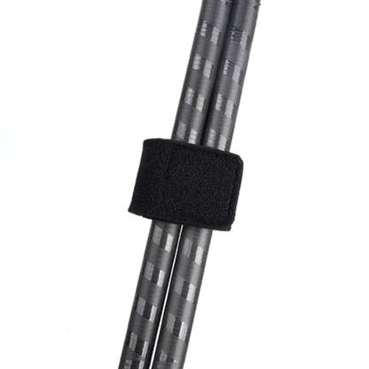 HUIOP 6pcs Fishing Rod Straps Fishing Pole Wrap Band Elastic Fishing Rod Holder Belts - color: Black, size: 6pcs