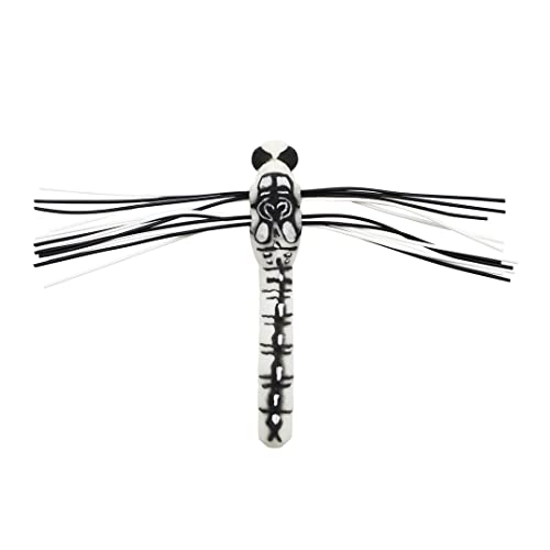 Lunkerhunt Dragonfly Fishing Lures | Most Realistic Weedless Fishing Lure | Great Top Water Fishing Lure with Double Skirted Wings | Perfect for Bass, Trouth and Pike, Weedless Bait