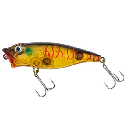 5pcs Fishing Popper Lure, Colorful 3D Eyes Topwater Lures Bass Lures Fishing Hard Baits