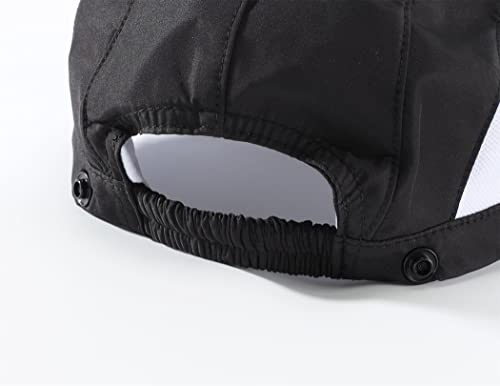Connectyle Kids Sun Hat with Removable Neck Flap UPF 50+ Sun Protection Baseball Cap Summer Beach Sun Hats 3-6 Years - color: Black