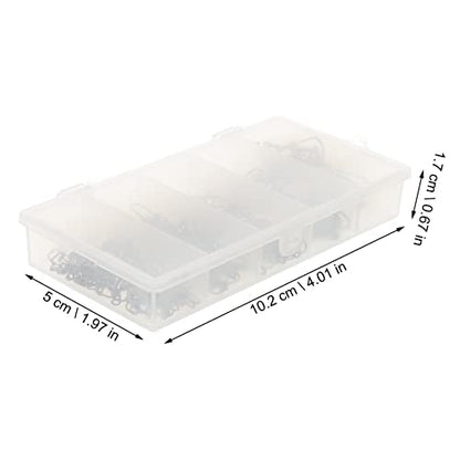 Snap Swivels Connector for Saltwater Freshwater Fishing Durable Tackle Accessories Strong Tensile