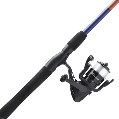 Shakespeare Catch More Fish Spinning Reel and Fishing Rod Combo with Kit - color: Bass, style: 2024 Model