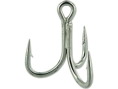 Owner 5646 ST-46 Treble 2X-Strong Tin Finished Super Needle Point Hook - style: 2/0 (6 Per Pack)