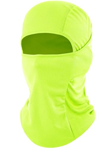 ROXUN Ski Mask Balaclava, Motorcycle Summer Cooling Breathable UV Protector - color: One Fluorescent
