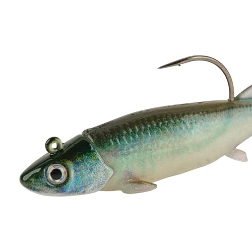 Berkley PowerBait Minnotator Fishing Soft Bait - color: HD Emerald Shiner, size: 3.5 in - 3/8 oz