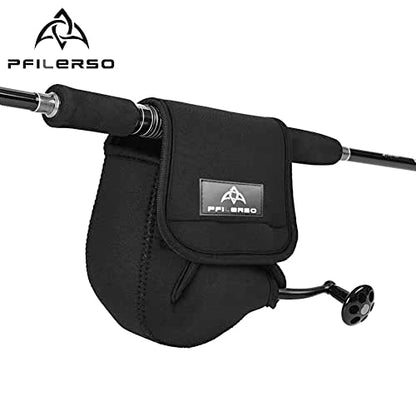 3Pcs Fishing Spinning Reel Covers Bag Baitcasting Trolling Fishing Reel Protective Case Pouch Sleeve Gloves Fishing Bags Fits 1000-8000 Series Reel 3Size (Samll-3Pack) - color: Samll-3Pack
