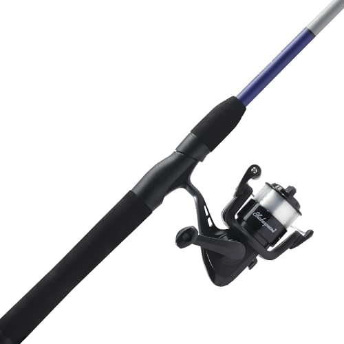 Shakespeare Catch More Fish Spinning Reel and Fishing Rod Combo with Kit - color: Lake/Pond - Grey, style: 2024 Model