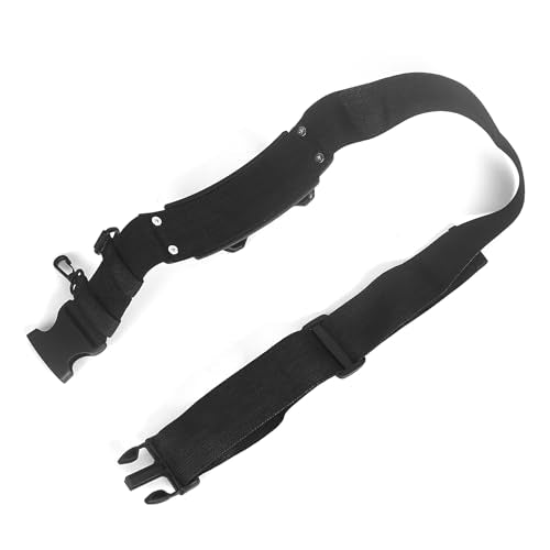 Slide-in Fishing Rod Hip Holster: 2pcs Hands-Free Waist Rod Holder Pole Gear with Stash Pocket for Fly & Bank Fishing - color: Black Square