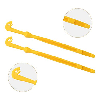 Realure 6 Pcs Fish Hook Line Quick Fishing Knot Tying Tool Kit with Disgorgers, Tie Fast Metal Fishing Line Tieing Tool, Portable Tying Knotting Tool for Fly Fishing Sea Fishing Casting Fishing