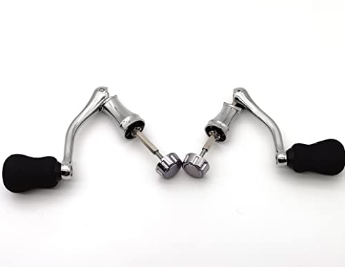 Mixed Pack Fishing Spinning Reel Handle, All-Metal, with The Grip EVA for Spinning Reels Replacement Grip Parts,2 Pack, Large,X-Large