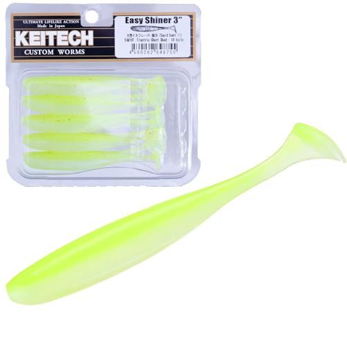 KEITECH Eazy Shiner, Easy Shiner, 3 Inch - color: Bluegill Flash, size: 5"