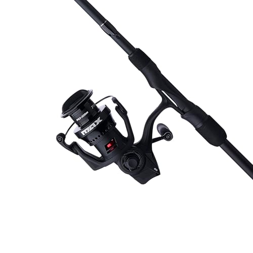 Abu Garcia Max SX Spinning Reel and Fishing Rod Combo - size: 4000 Size Reel - 7' - Medium Heavy - 2pc, style: Max Sx (New Model)