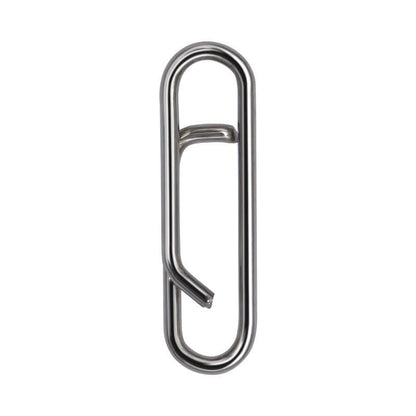 100pcs/pack Stainless Steel Power Clips Lure Clips Snaps Quick Change Fishing Lure Connector Kayak Drifting Fishing Fast Snaps Speed Clips - color: XL_25mm_90lbs