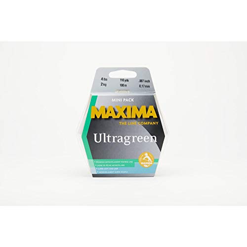 Maxima Fishing Line Mini Pack - style: Ultragreen, 4-pound, 110-yard