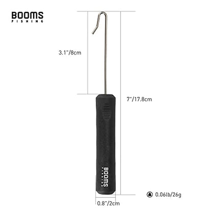 Booms Fishing R05 Fish Hook Remover, Dehooker for Saltwater and Freshwater, 7 inch Fish Hook Quick Removal Device, Portable Fish Accessories and Tools, 2pcs - color: Black, 2pcs