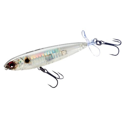 Yo-Zuri 3DB Prop Floating Lure, Prism Shad, 3 1/2-Inch - color: Prism Ghost Shad, size: 3-1/2"