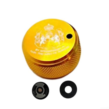 Fishing Reel Brake Knob, Spool Mechanical Brake Knob With Internal Sound Kit, Aluminum Alloy Replacement Parts With Gear Mechanical Spool For Abu Garcia 3/3.5/4 P5 Baitcasting Reel(black gold) - color: black gold