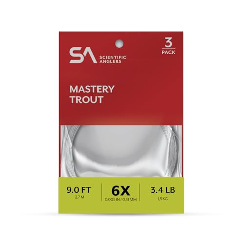 Scientific Anglers Mastery Trout Leader - size: 2X 3-Pack