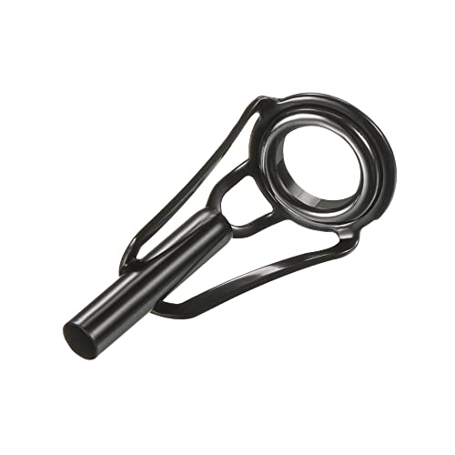PATIKIL Tube Dia Fishing Rod Tips Repair Kit, Stainless Steel Black Guide Ring for Fishing - size: 3.2mm