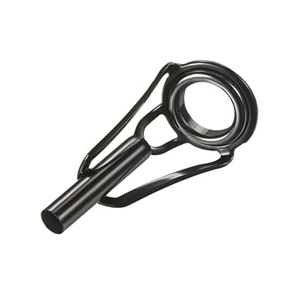 PATIKIL Tube Dia Fishing Rod Tips Repair Kit, Stainless Steel Black Guide Ring for Fishing - size: 3.2mm