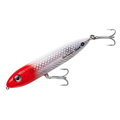 Heddon One Knocker Spook - color: Red Head