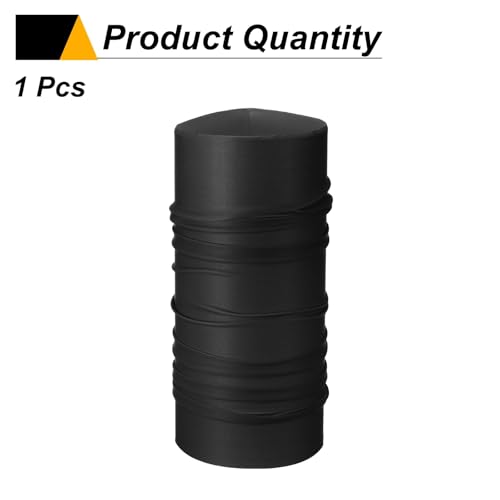 HARFINGTON Summer Cooling Neck Gaiter Sun Protection Face Mask Fishing Necks Gaiter Unisex for Cycling Outdoor Sports - color: Black
