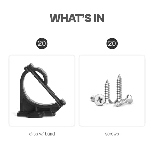Fishing Rod Rack Clips/Making Kit, Customize Your Own Fishing Rod Holders for Garage, Also for Billiards Pool Cue Rack - style: Clips Only
