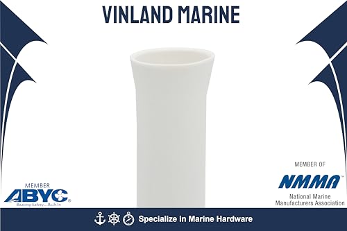 Vinland Marine Flared Fishing Rod Holder Insert Sleeves Pack of 4, Fishing Rod Holder Liner for Aluminum Rod Holder, for T Top Rod Holder, for clamp on Rod Holders for Boat