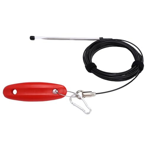 RiToEasysports Fishing Stringer, 500lbs Stainless Steel Heavy Duty 26.2ft Fish Holder with Floater for Big Game Saltwater Freshwater Lake River Anglers