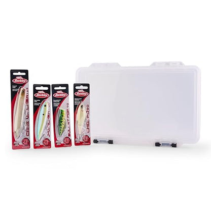 Berkley Choppo Topwater Fishing Lure, Ghost White, Size 90, Cupped Propeller Tail for Balance of Sound and Spray, Equipped with Sharp Fusion19TM Hook - color: Ghost White, size: 90mm - 1/2 oz