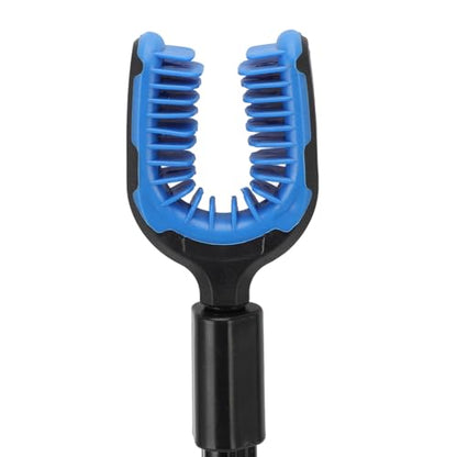 RiToEasysports Fishing Rod Holder, Sturdy ABS TPR Material Fishing Rod with Adjustable Aluminum Alloy Ground Spike, for Carp Gear Accessories