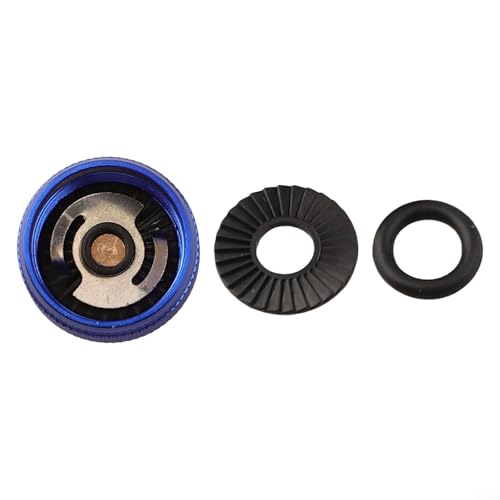 Fishing Reel Brake Knob, Spool Mechanical Brake Knob With Internal Sound Kit, Aluminum Alloy Replacement Parts With Gear Mechanical Spool For Abu Garcia 3/3.5/4 P5 Baitcasting Reel(blue) - color: blue