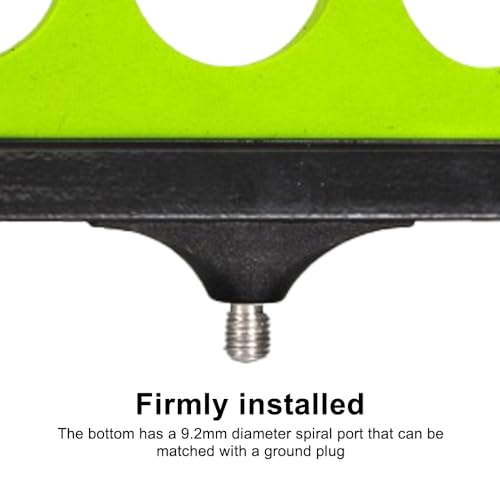 DONGKER Wall Mounted Fishing Rod Rack,1 Pair Horizontal Fishing Pole Holders for Garage Room Cabin Wall Boat Holds Up to 5 Rod