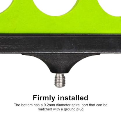 DONGKER Wall Mounted Fishing Rod Rack,1 Pair Horizontal Fishing Pole Holders for Garage Room Cabin Wall Boat Holds Up to 5 Rod