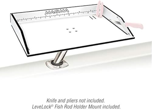 Magma Products Combination Bait/Filet Mate and Levelock Rod Holder Mount - style: 20-inch