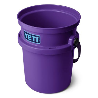 YETI Loadout 5-Gallon Bucket, Impact Resistant Fishing/Utility Bucket - color: Pace Purple/Blue