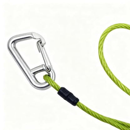 Fishing Rope Heavy Duty Clip Rope | with Carabiner Heavy Duty Fishing Equipment for Scuba Kayaking Lake Pond Seaside Stream - color: Rope length 120cm