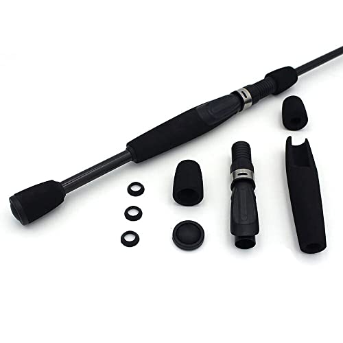TEAMWILL Fishing Rod Building and Repair EVA Handle Casting Split Grip with Reel Seat New