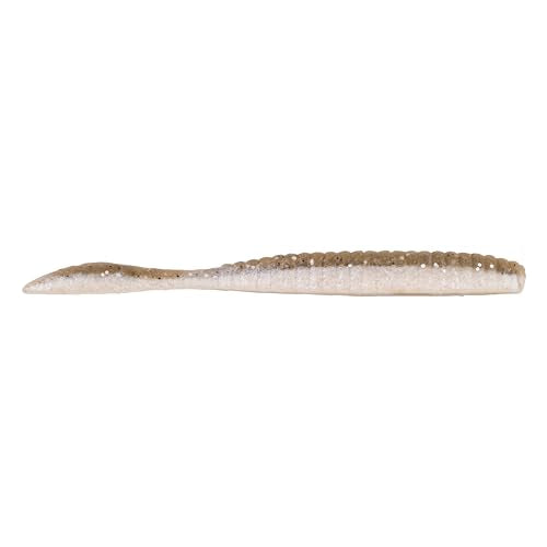 Berkley Berkley PowerBait MaxScent Flat Worm - color: Brown Back, size: 3.6"