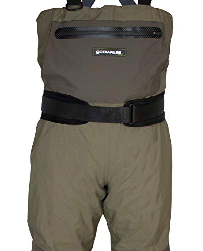 Compass 360 Adult Adjustable Wader Support Belt Foam Back Support for Outdoor Fishing - size: Medium