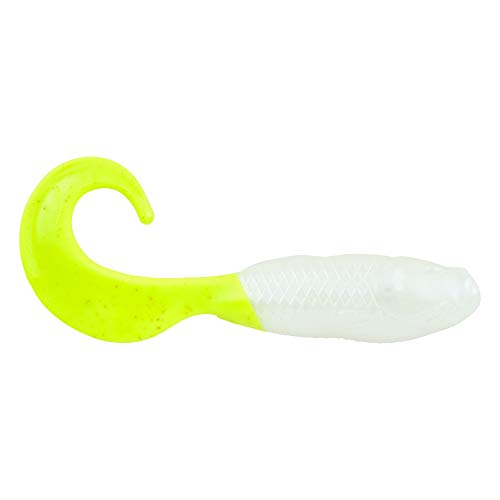 Berkley GSSM Gulp - color: Pearl White/Chartreuse, size: 5"