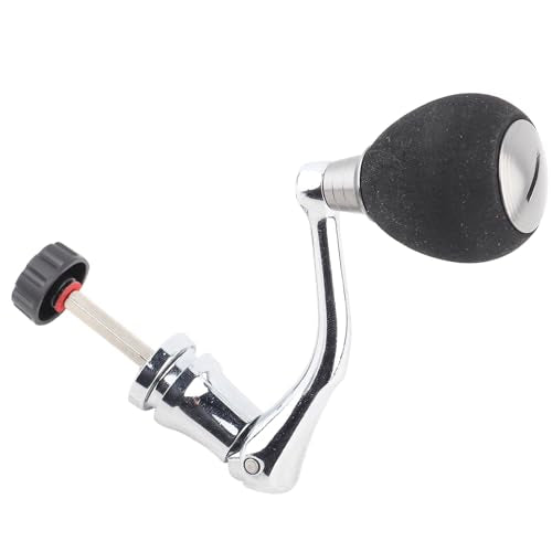 Fishing Reel Handle, Metal Spinning Reel Handle, Lightweight Rocker Handles Offers Firm Fixation with Hex Trunk for Series 2000 and 3000, Reel Repair Replacement