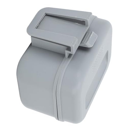 Fishing Live Bait Box, Plastic Bait Holder with Perforated Cover, Portable Live Container for Bloodworms, Heat & Fishing Station