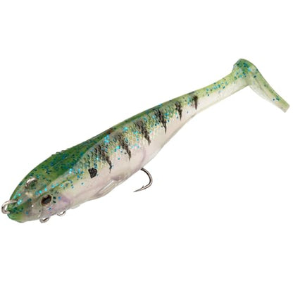Strike King Final Copy Fishing Lure, Pre-Rigged Soft Plastic Swimbait, Free-Swinging Size 4 Treble Hook, Belly Magnetic Hook Keeper, 7/8-Ounce - color: Phantom Bluegill